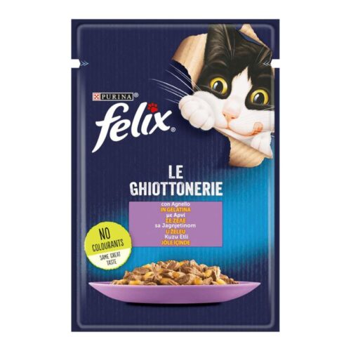 Felix Kuzu Etli Yaş Kedi Maması 85 g