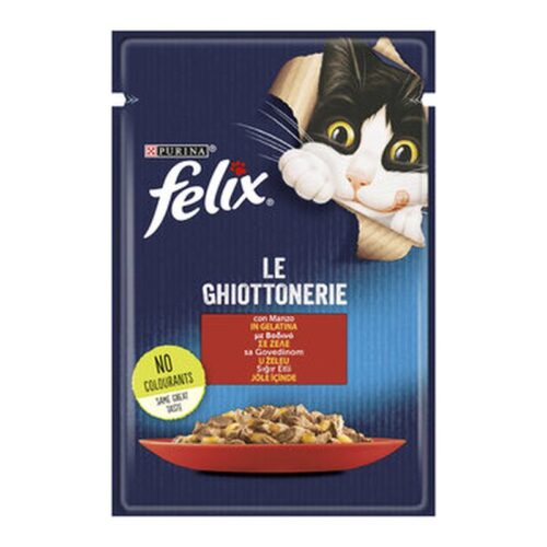 Felix Sığır Etli Yaş Kedi Maması 85 g