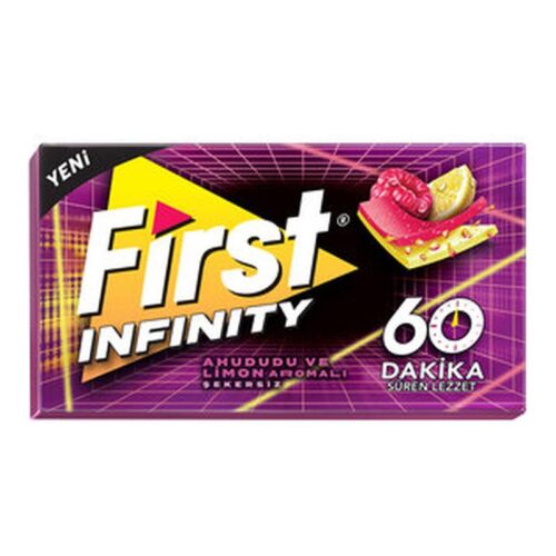 First Infınıty 60Dk Ahududu Ve Limon Aromalı Sakız 27 g