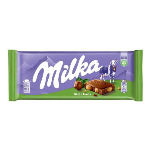 Milka Bütün Fındık Çikolata 90 g