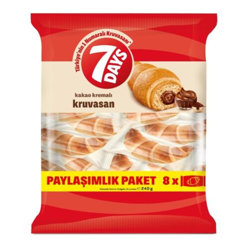 7 Days Kakao Kremalı Kruvasan 8x30 g