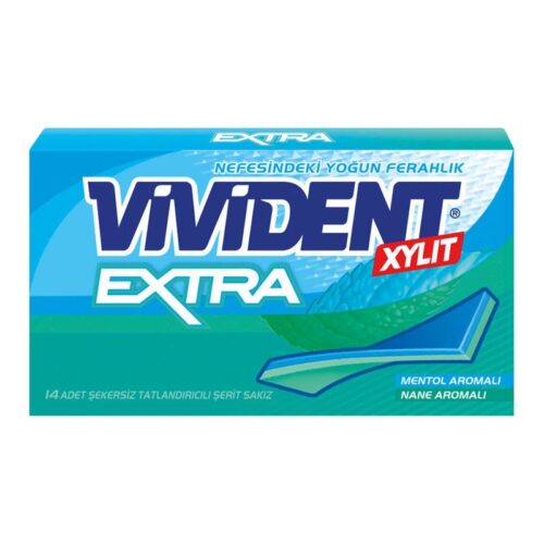Vivident Sakız Extra Mentol Nane 26 g