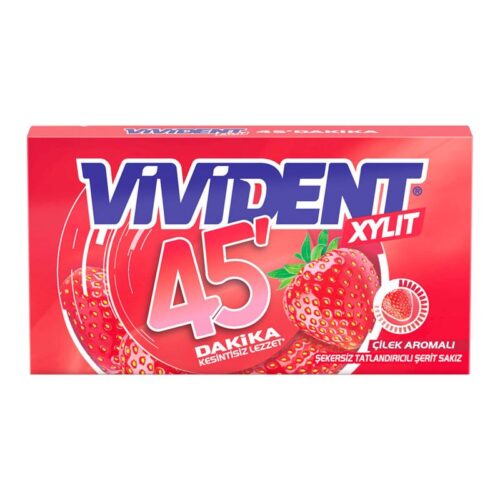 Vivident Sakız 45 Xylıt Dk Çilek 26 g
