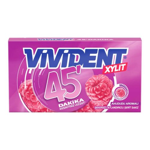 Vivident Sakız 45 Dk Xylıt Ahududu 26 g