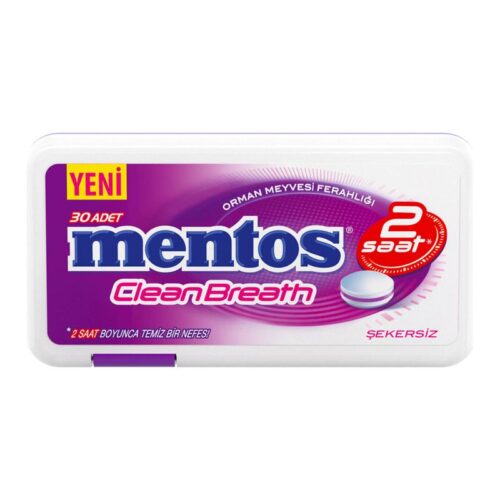 Mentos Clean Breath Orman Meyveli 21 g
