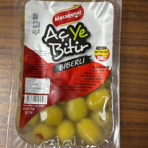 Alacapunar Aç Ve Ye Zeytin Biberli
