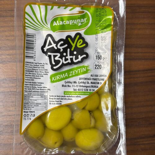 Alacapunar Aç Bitir Ye Kırma Zeytin
