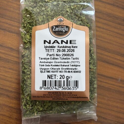 Zarifoğlu Nane 20 g