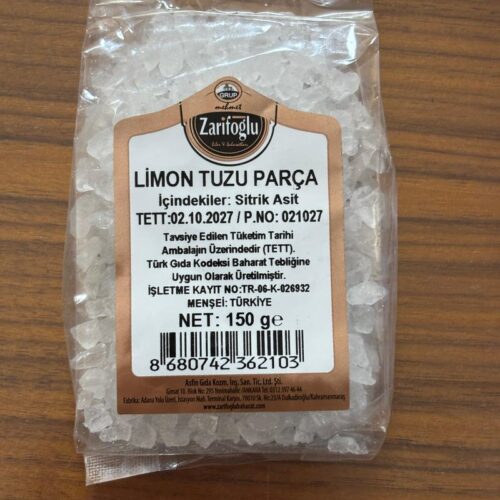 Zarifoğlu Limon Tuzu Parçacıklı
