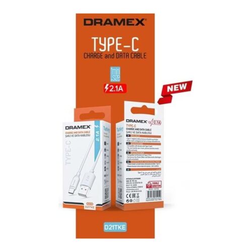 Dramex TYPE-C Şarj ve Data Kablosu