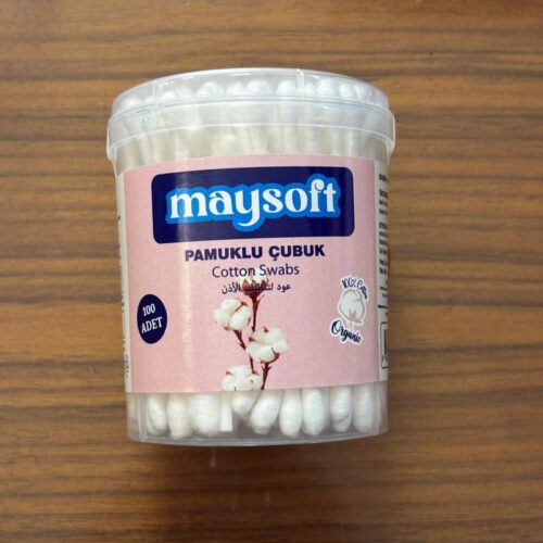 Maysoft Kulak Temizleme Çubuğu 100 Adet