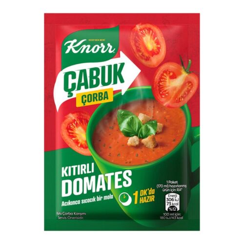 Knorr Çabuk Çorba Kıtırlı Domates 22 g