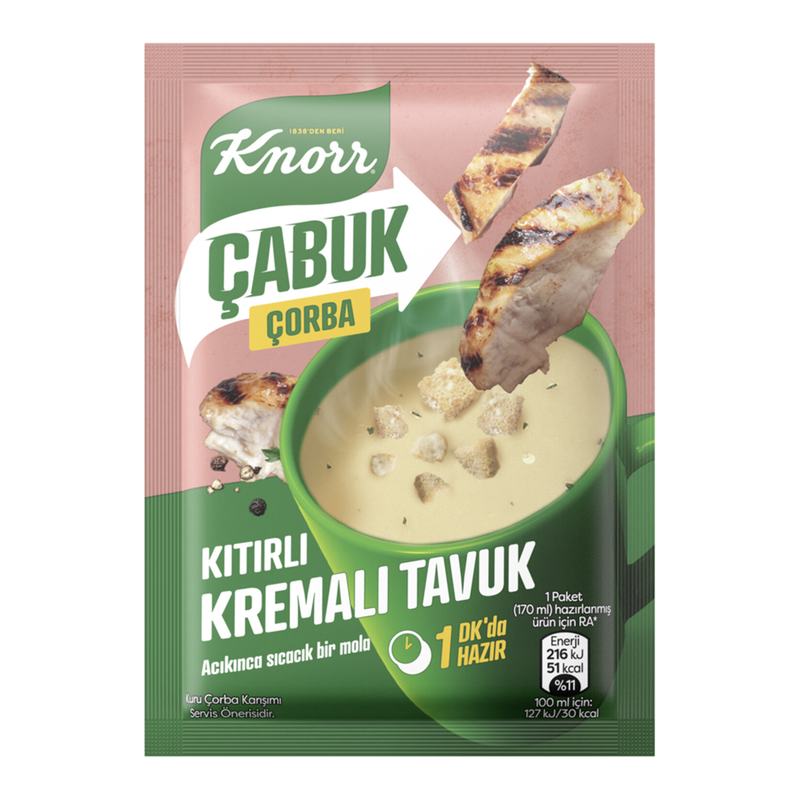 Knorr Çabuk Çorba Kremalı Tavuk 18 g