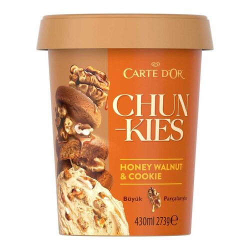 Algida Carte Dor Chunkıes Honey Walnut Cookıe 430 ml