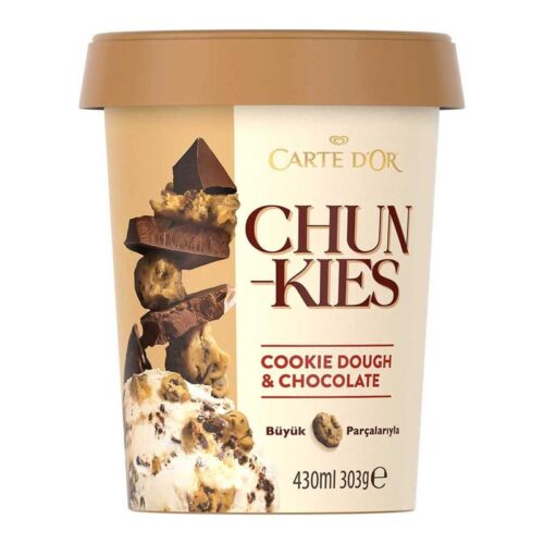 Algida Carte Dor Chunkıes Vanilya Cookıedough Chocola 430 ml