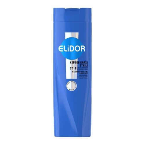 Elidor Şampuan ve Saç Bakım Kremi 2'si 1 Arada Kepeğe Karşı Etkili 400 ml