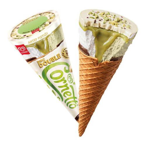 Algida Cornetto Disk Double Antep Fıstıklı 130 ml