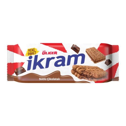 Ülker İkram Çikolata Kremalı Bisküvi 84 g