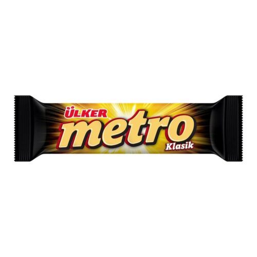 Ülker Metro Sütlü Çikolata Kaplı Karamel Ve Nugalı Bar 36 g