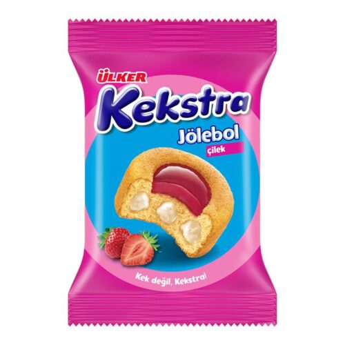 Ülker Kekstra Jölebol Çilekli Kek 35 g