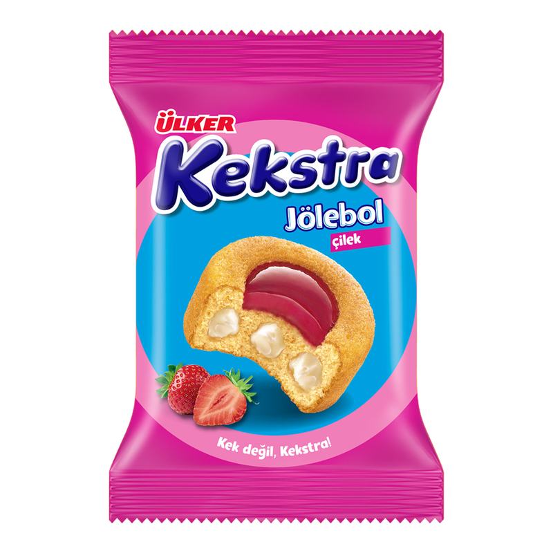 Ülker Kekstra Jölebol Çilekli Kek 35 g