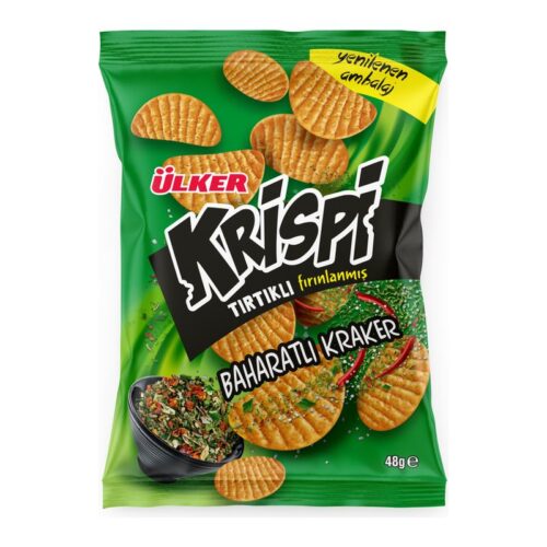 Ülker Krispi Tırtıklı Baharatlı 48 g