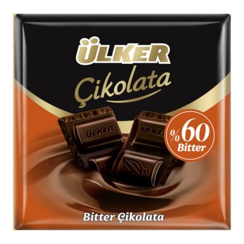 Ülker Bitter Kare Çikolata %60 Kakaolu 60 g