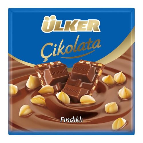 Ülker Fındıklı Sütlü Kare Çikolata 60 g