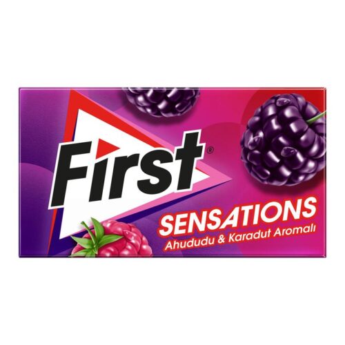 First Ahududu Ve Karadut Aromalı Sakız 27 g