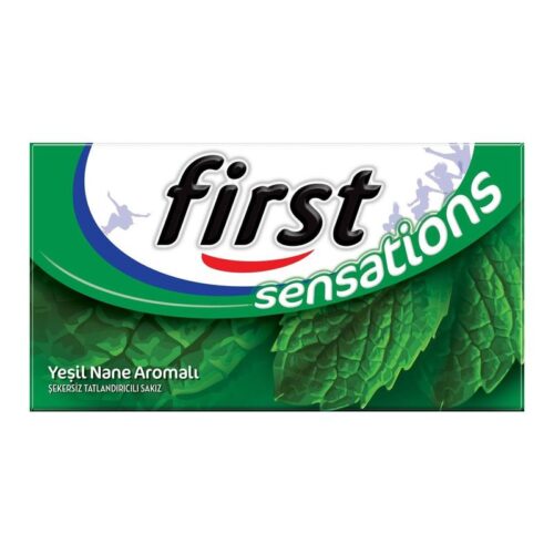 First Sensations Yeşil Nane Aromalı Sakız 27 g