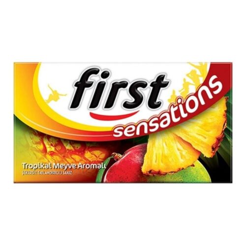 First Sensations Tropikal Meyve Aromalı Sakız 27 g