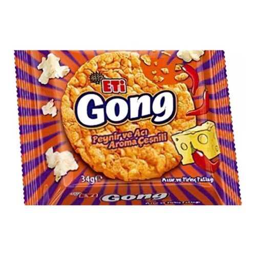 Eti Gong Peynir Ve Acı Aroma Çeşnili 34 g