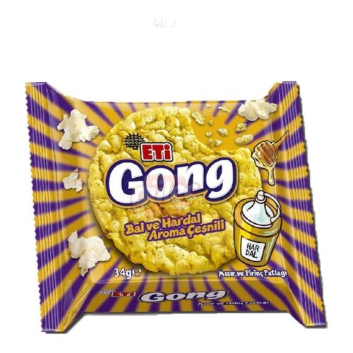 Eti Gong Bal Ve Hardal Aromalı 34 g