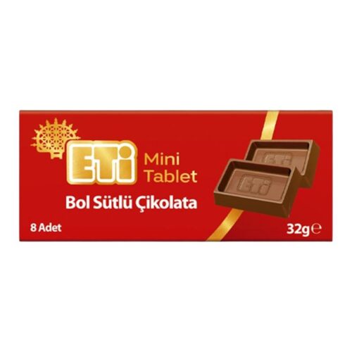 Eti Çikolata Bol Sütlü Mini Tablet 32 g