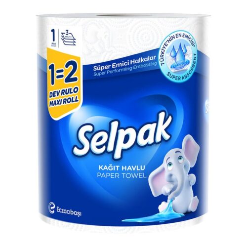 Selpak Havlu Kağıt Dev Rulo 1=2