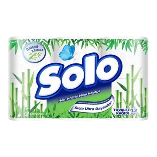 Solo Bambu Katkılı Tuvalet Kağıdı 12'li