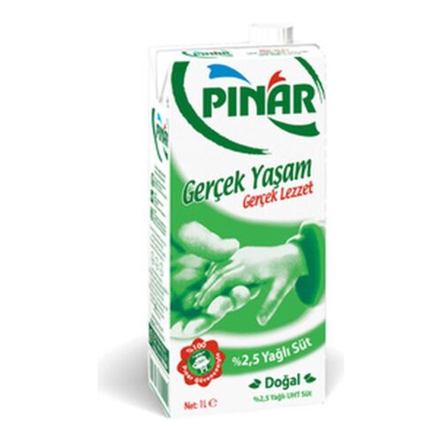 Pınar Süt Tam Yağlı %2,5 Yağlı 1 lt
