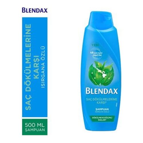 Blendax Saç Dökülmelerine Karşı Isırgan ÖZLÜ Etkili Şampuan 500 ml