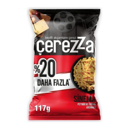 Çerezza Sinema Peynir ve Soğan Aromalı %20 Daha Fazla 130 g