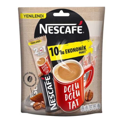 Nescafe 2 Si 1 Arada Kahve 10 Adet 100 g