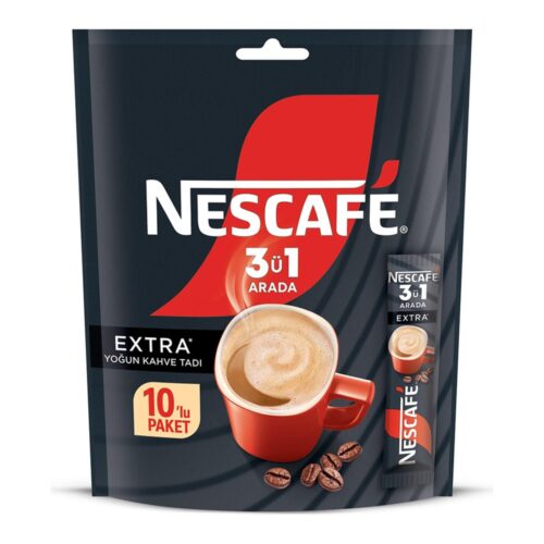 Nescafe 3'ü 1 Arada Ekstra Kahve 10 Adet 165 g