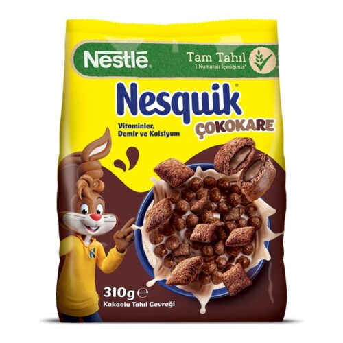 Nestle Nesquink Çokokare Kakaolu Tam Tahıl Gevreği 310 g