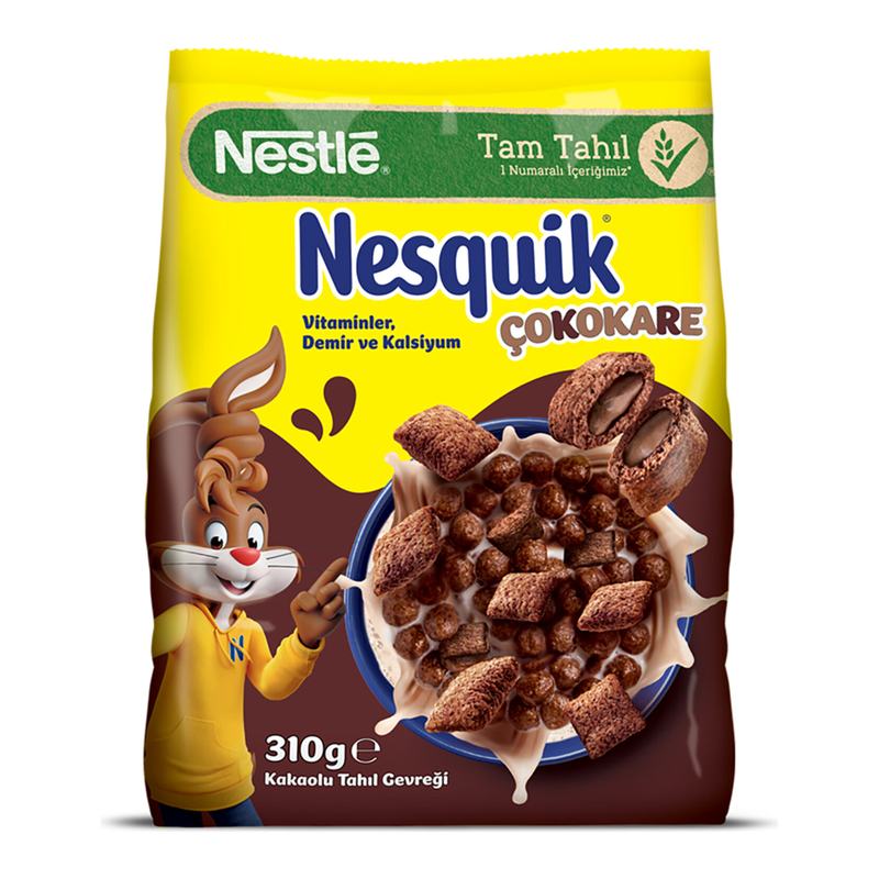 Nestle Nesquink Çokokare Kakaolu Tam Tahıl Gevreği 310 g