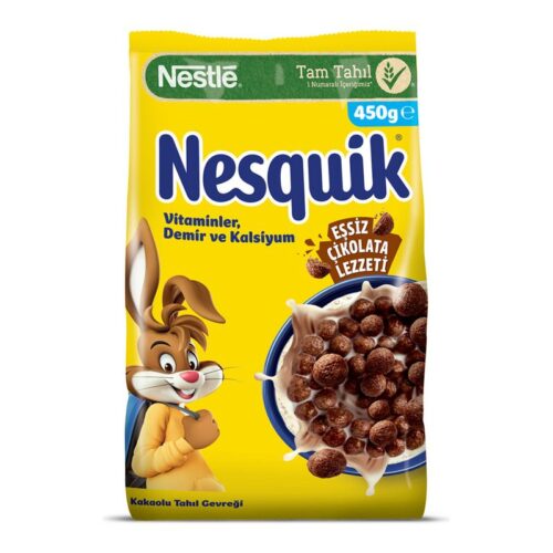 Nestle Nesquik Kakaolu Buğday Ve Mısır Gevreği 450 g