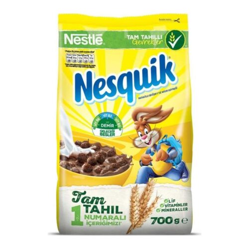 Nestle Nesquink Tam Tahıl Kakaolu Buğday Ve Mısır Gevreği 700 g