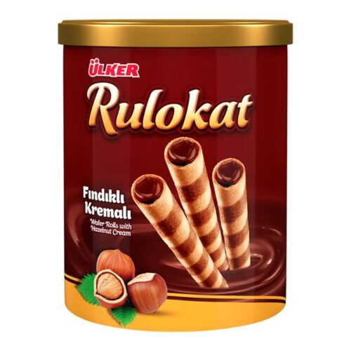 Ülker Rulokat Fındık Kremalı Teneke 170 g