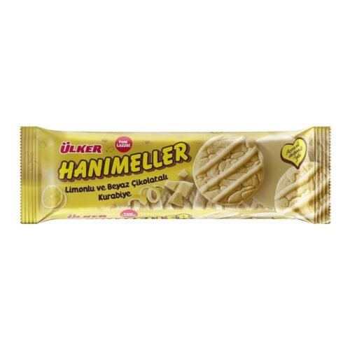 Ülker Hanımeller Limonlu Beyaz Çikolatalı Kurabiye 138 g