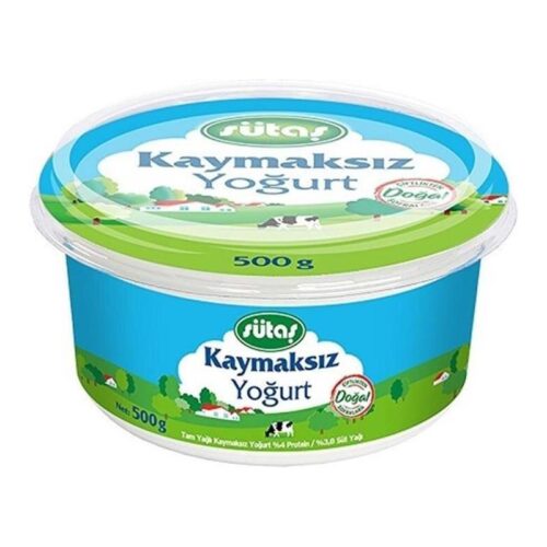 Sütaş Kaymaksız Yoğurt 500 g