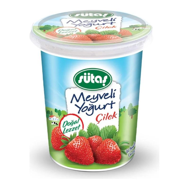 Sütaş Meyveli Yoğurt Çilekli 500 g