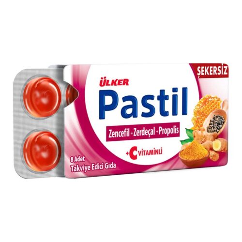Ülker Pastil Zencefil Zerdeçal Propolis 8'li 22.4 g